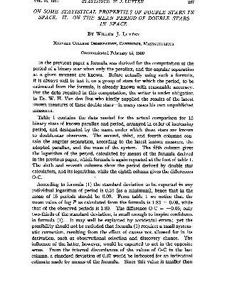 خرید و دانلود نسخه کامل کتاب On Some Statistical Properties of Double Stars in Space. II. On the Mean Period of Double Stars in Space