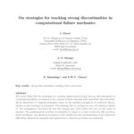 خرید و دانلود نسخه کامل کتاب On strategies for tracking strong discontinuities in computational failure mechanics