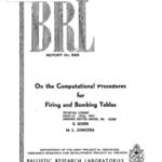 خرید و دانلود نسخه کامل کتاب On the Computational Procedures for Firing and Bombing Tables