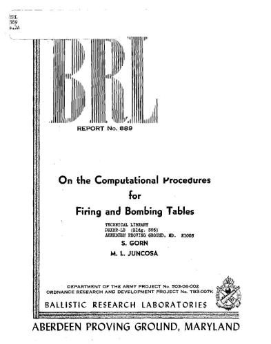 خرید و دانلود نسخه کامل کتاب On the Computational Procedures for Firing and Bombing Tables_68f0f86d0e0d5.jpeg خرید و دانلود نسخه کامل کتاب On the Computational Procedures for Firing and Bombing Tables