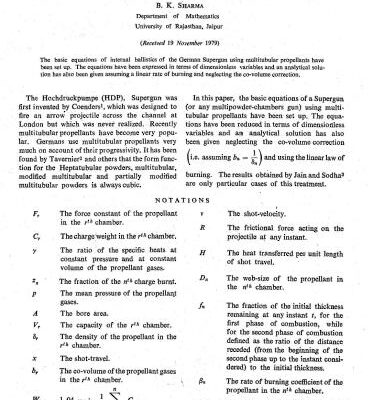خرید و دانلود نسخه کامل کتاب On the internal ballistics of a supergun using multitubular powders