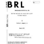 خرید و دانلود نسخه کامل کتاب On the misuse of field artillery firing tables