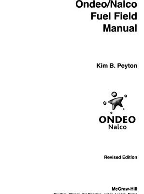 خرید و دانلود نسخه کامل کتاب Ondeo/Nalco fuel field manual