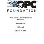 خرید و دانلود نسخه کامل کتاب OPC Complex Data Working Group Data Access Custom Interface Standard Version 3.00
