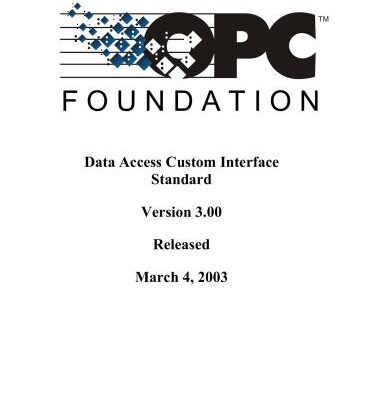 خرید و دانلود نسخه کامل کتاب OPC Complex Data Working Group Data Access Custom Interface Standard Version 3.00