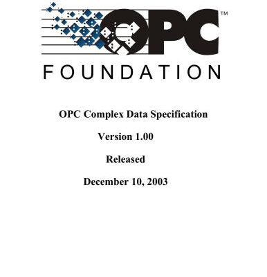 خرید و دانلود نسخه کامل کتاب OPC Complex Data Working Group OPC Complex Data Specification Version 1.00