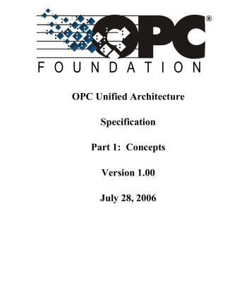 خرید و دانلود نسخه کامل کتاب OPC Unified Architecture Specification Part 1: Concepts Version 1.00