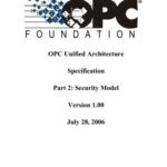 خرید و دانلود نسخه کامل کتاب OPC Unified Architecture Specification Part 2: Security Model Version 1.00