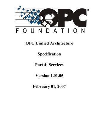 خرید و دانلود نسخه کامل کتاب OPC Unified Architecture Specification Part 4: Services Version 1.01.05
