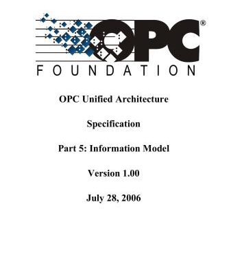 خرید و دانلود نسخه کامل کتاب OPC Unified Architecture Specification Part 5: Information Model Version 1.00