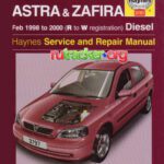 خرید و دانلود نسخه کامل کتاب Opel Vauxhall Astra & Zafira Feb 1998 to 2000 (R to W registration) Diesel