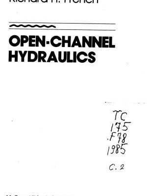 خرید و دانلود نسخه کامل کتاب Open Channel Hydraulics