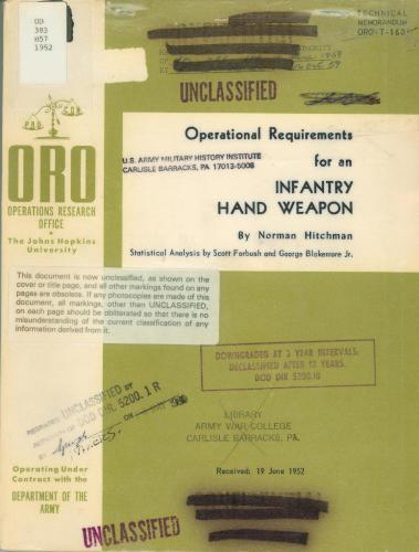 خرید و دانلود نسخه کامل کتاب Operational Requirements for an infantry hand weapon_68f144a6f24cf.jpeg خرید و دانلود نسخه کامل کتاب Operational Requirements for an infantry hand weapon