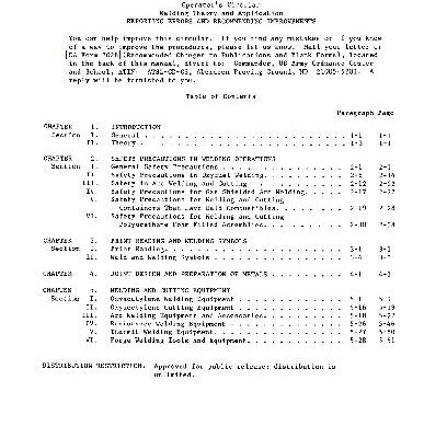 خرید و دانلود نسخه کامل کتاب Operator’s Circular. Welding Theory and Application. reporting Errors and Recomending Improvements