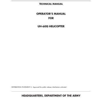 خرید و دانلود نسخه کامل کتاب Operator’s Manual for UH-60Q Helicopter