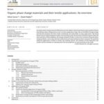 خرید و دانلود نسخه کامل کتاب Organic phase change materials and their application: An overview (Органические фазопереходные материалы и их текстильное применение: обзор)