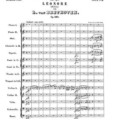 خرید و دانلود نسخه کامل کتاب Ouverture No. 1 zur Oper Leonore (Fidelio) op. 138