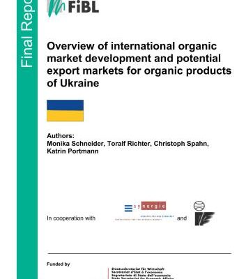 خرید و دانلود نسخه کامل کتاب Overview of international organic market development and potential export markets for organic products of Ukraine
