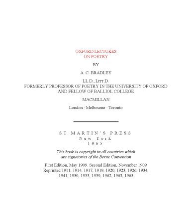 خرید و دانلود نسخه کامل کتاب Oxford Lectures on Poetry
