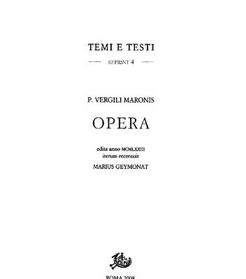 خرید و دانلود نسخه کامل کتاب P. Vergili Maronis Opera