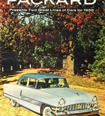 خرید و دانلود نسخه کامل کتاب Packard Presents Two Great Lines of Cars for 1955
