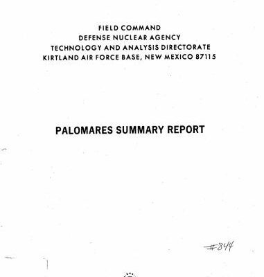 خرید و دانلود نسخه کامل کتاب Palomares summary report