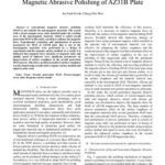 خرید و دانلود نسخه کامل کتاب Parameter optimization and development of prediction model for second generation magnetic abrasive polishing of AZ31B plate