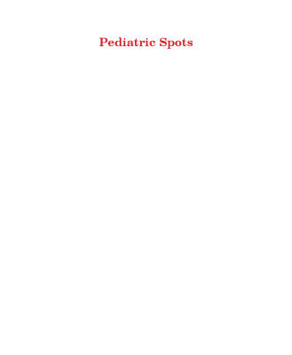خرید و دانلود نسخه کامل کتاب Pediatric Spots