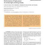 خرید و دانلود نسخه کامل کتاب Performance of high-power III-nitride light emitting diodes