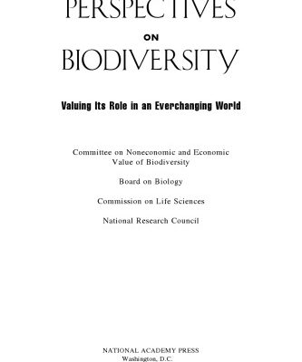 خرید و دانلود نسخه کامل کتاب Perspectives on Biodiversity: Valuing Its Role in an Everchanging World