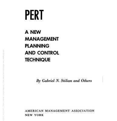 خرید و دانلود نسخه کامل کتاب PERT: a new management planning and control technique