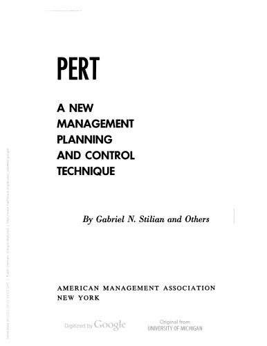خرید و دانلود نسخه کامل کتاب PERT: a new management planning and control technique_68dd5e00df383.jpeg خرید و دانلود نسخه کامل کتاب PERT: a new management planning and control technique