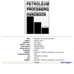 خرید و دانلود نسخه کامل کتاب Petroleum processing handbook