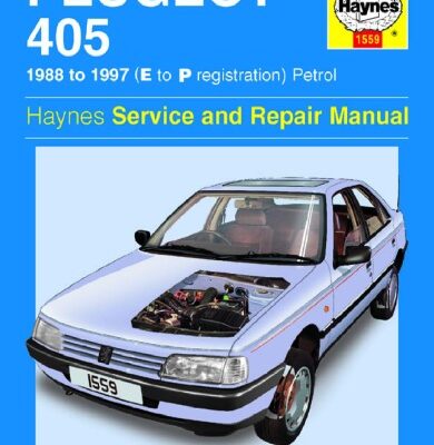 خرید و دانلود نسخه کامل کتاب Peugeot 405 (Petrol) E to P Registration Service and Repair Manual (Haynes Service and Repair Manuals)
