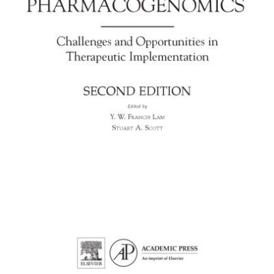 خرید و دانلود نسخه کامل کتاب Pharmacogenics – Challenges and Opportunities in Therapeutic Implementation