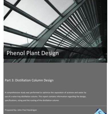 خرید و دانلود نسخه کامل کتاب Phenol Plant Design. Part 3. Distillation Column Design