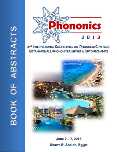 خرید و دانلود نسخه کامل کتاب Phononics 2013. The second International Conference on Phononic Crystals/Metamaterials, Phonon Transport and Optomechanics_68f64c82c10ba.jpeg خرید و دانلود نسخه کامل کتاب Phononics 2013. The second International Conference on Phononic Crystals/Metamaterials, Phonon Transport and Optomechanics