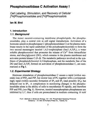خرید و دانلود نسخه کامل کتاب Phospholipid Signaling Protocols