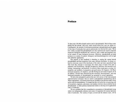 خرید و دانلود نسخه کامل کتاب Phospholipids Handbook