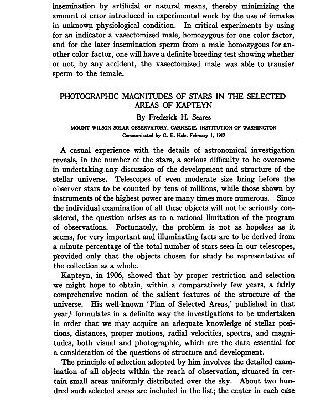 خرید و دانلود نسخه کامل کتاب Photographic Magnitudes of Stars in the Selected Areas of Kapteyn (1917)(en)(4s)