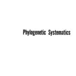 خرید و دانلود نسخه کامل کتاب Phylo-genetics systematics