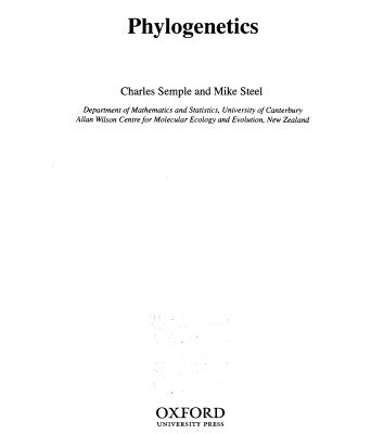خرید و دانلود نسخه کامل کتاب Phylogenetics