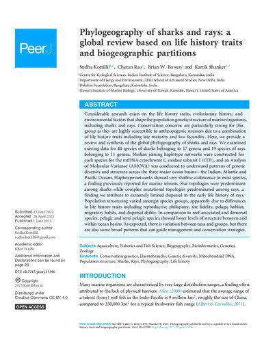 خرید و دانلود نسخه کامل کتاب Phylogeography of sharks and rays: a global review based on life history traits and biogeographic partitions_68e8bf412f5b0.jpeg خرید و دانلود نسخه کامل کتاب Phylogeography of sharks and rays: a global review based on life history traits and biogeographic partitions