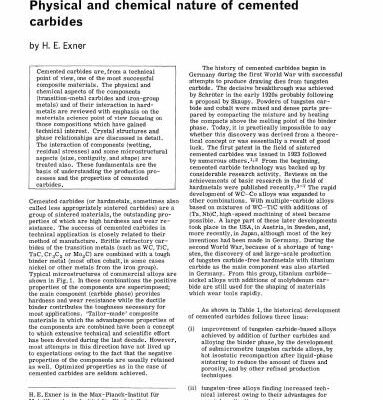 خرید و دانلود نسخه کامل کتاب Physical and chemical nature of cemented carbides