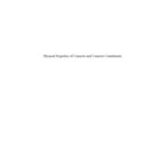 خرید و دانلود نسخه کامل کتاب Physical Properties of Concrete and Concrete Constituents
