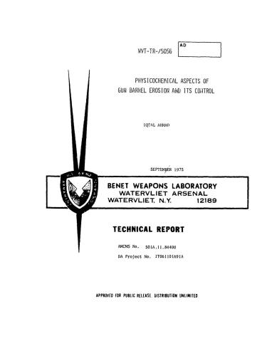 خرید و دانلود نسخه کامل کتاب Physicochemical aspects of gun barrel erosion and its control_68f1383d4707a.jpeg خرید و دانلود نسخه کامل کتاب Physicochemical aspects of gun barrel erosion and its control