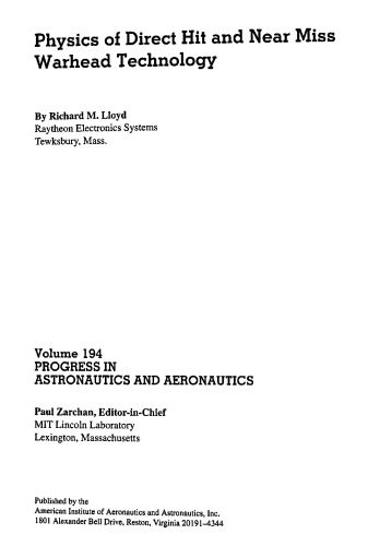 خرید و دانلود نسخه کامل کتاب Physics of Direct Hit and Near Miss Warhead Technology_68f023b13a8bc.jpeg خرید و دانلود نسخه کامل کتاب Physics of Direct Hit and Near Miss Warhead Technology