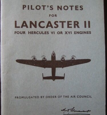 خرید و دانلود نسخه کامل کتاب Pilot’s notes for Lancaster II : four Hercules VI or XVI engines