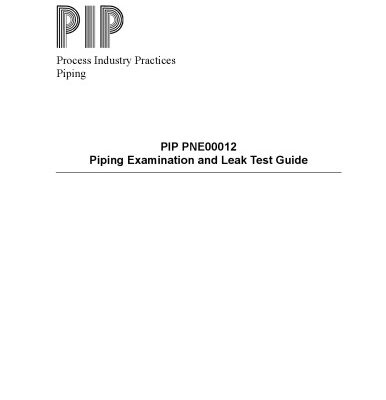 خرید و دانلود نسخه کامل کتاب Piping Examination and Leak Test Guide