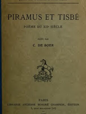 خرید و دانلود نسخه کامل کتاب Piramus et Tisbé, poème du XIIe siècle